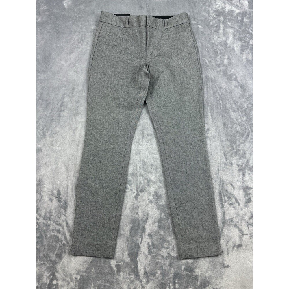 Banana Republic Modern Sloan Pants Womens Size 0 Gray Stretch Ankle Trousers NWT